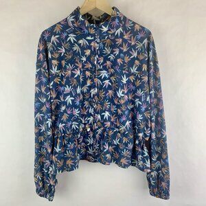 Travis Mathew Blouson Girls Weekend‎ Womens Jacket Size XL Floral Lightweight